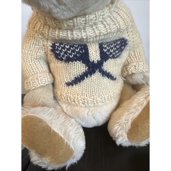 Bearly There Blond Bear Sweater 13 1/4 In Design By Linda Spiegel - Picture 3 of 9